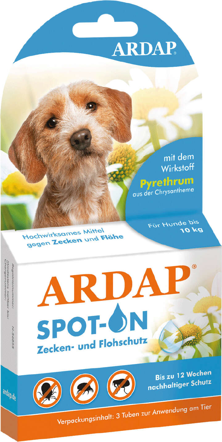 ARDAP Spot-On für kleine Hunde unter 10 kg